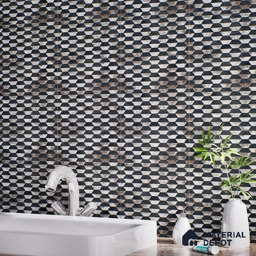 Stone Wall & Floor Tile TL 07237 B Alpi 4002 Granula 1 ft x 1 ft Ceramic Matte Finish - 9 mm | 2 mm Spacer is Mandatory | Please Expect a Slight Variation of Pattern